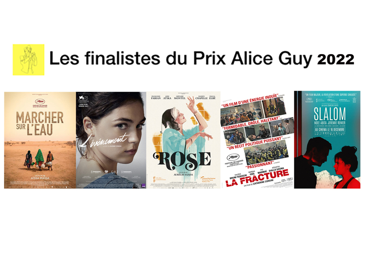 Les 5 finalistes du Prix Alice Guy 2022 sont…