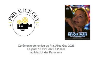 Soirée du Prix Alice Guy 2023 : réservez vos places!