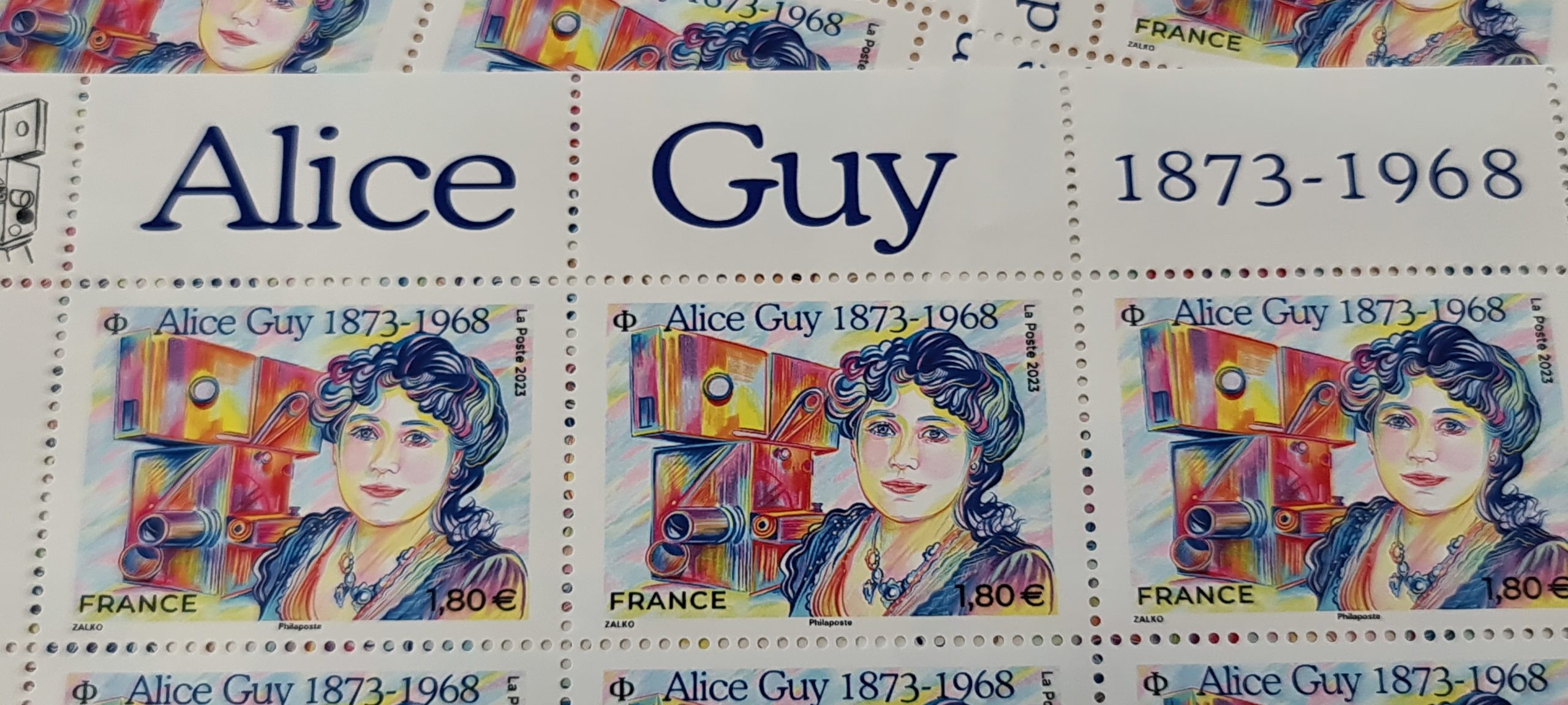 Le timbre Alice Guy - prixaliceguy.com