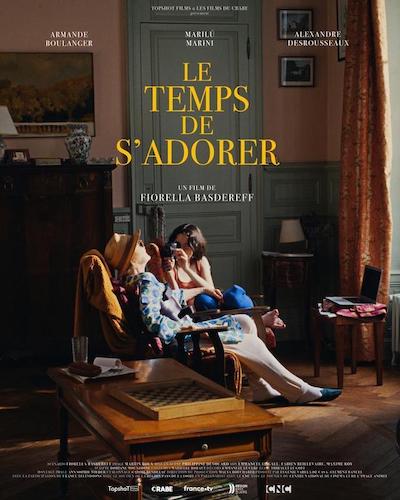 Marilù Marini et Armande Boulanger, grand-mère et petite fille dans Le temps de s'adorer de Fiorella Basdereff